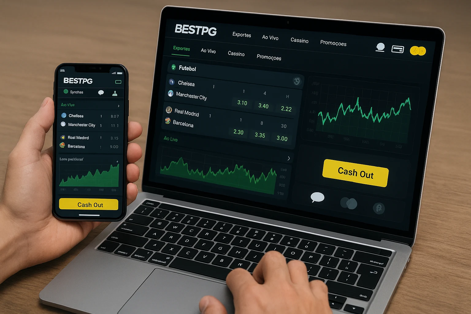 Apostas esportivas no cassino online BESTPG