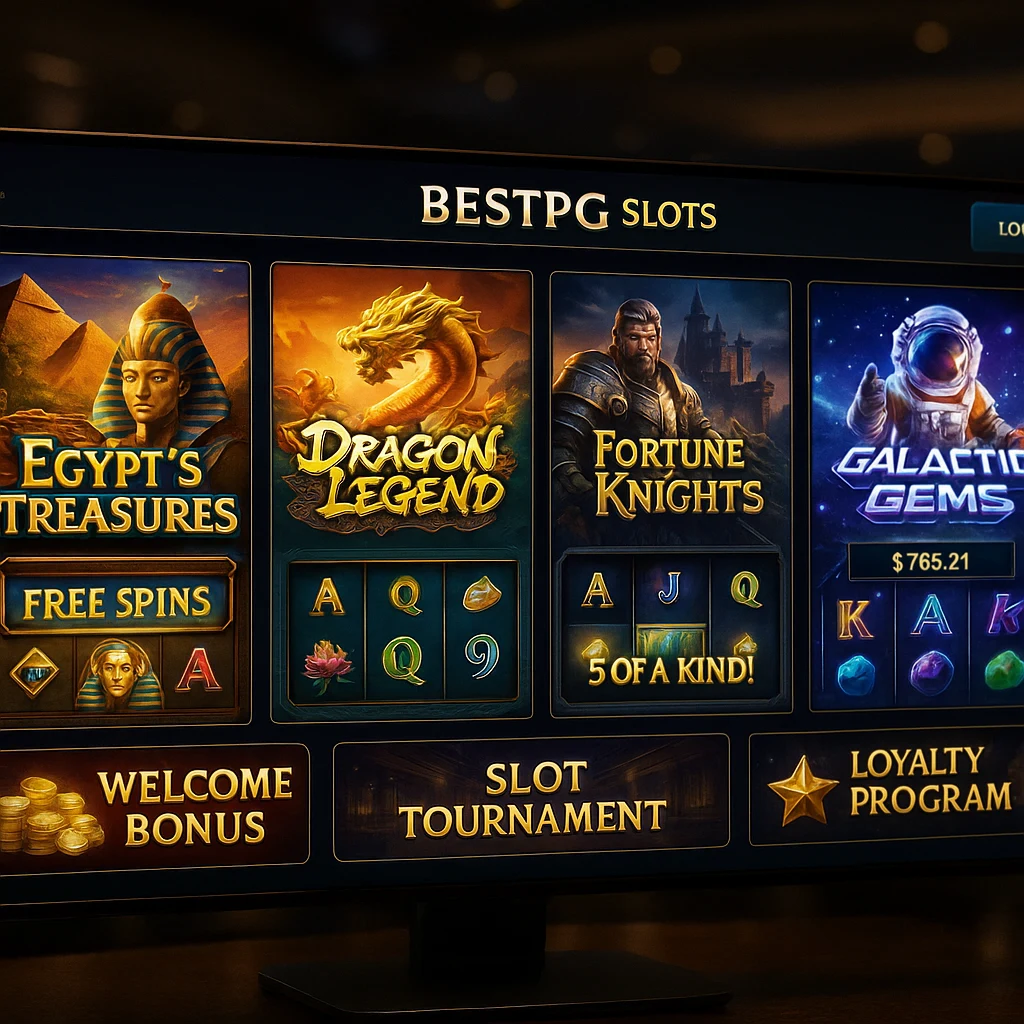 Explore o mundo das slot machines no BESTPG Casino